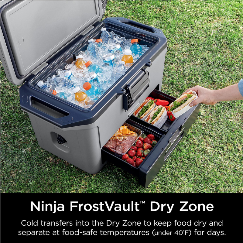 50qt Hard Cooler with Dry Zone