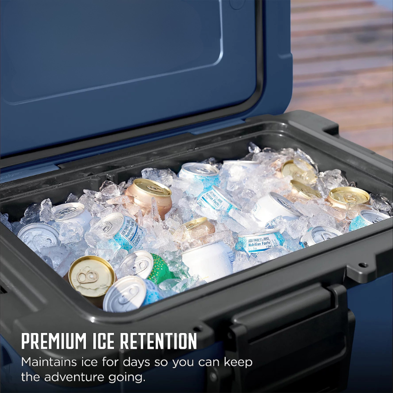 45qt Wheeled Cooler with Cold Dry Zone