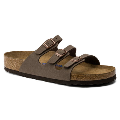 Three-Strap Comfort Footbed Slide Sandal - Florida