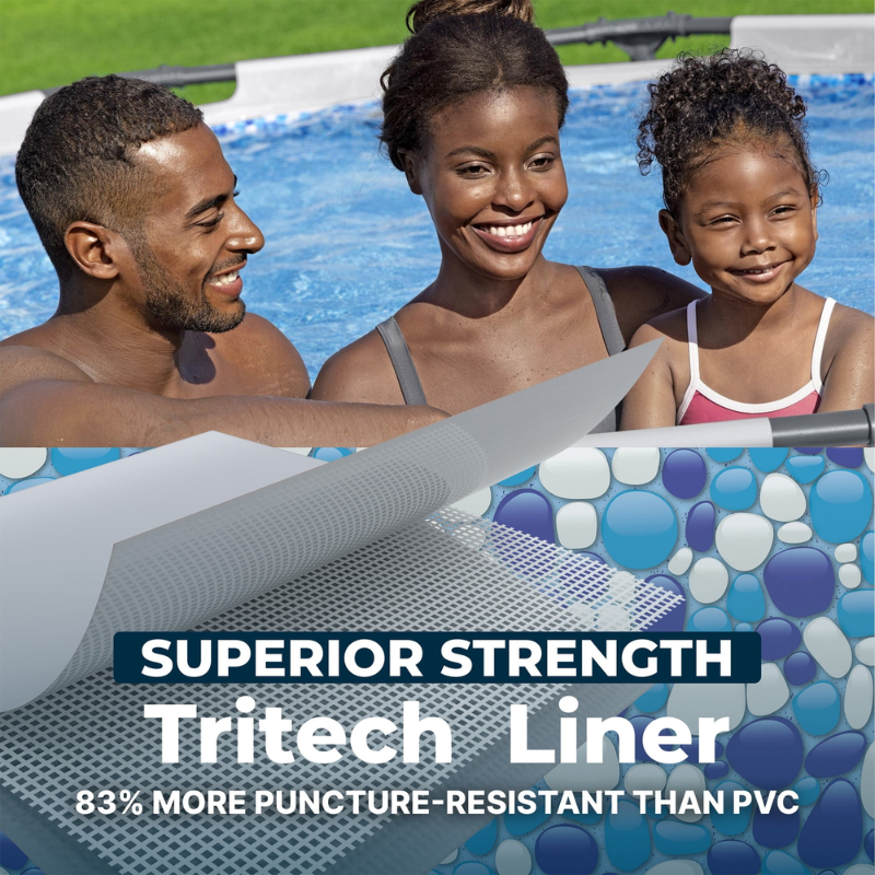 Round Above Ground Outdoor Swimming Pool with Pump