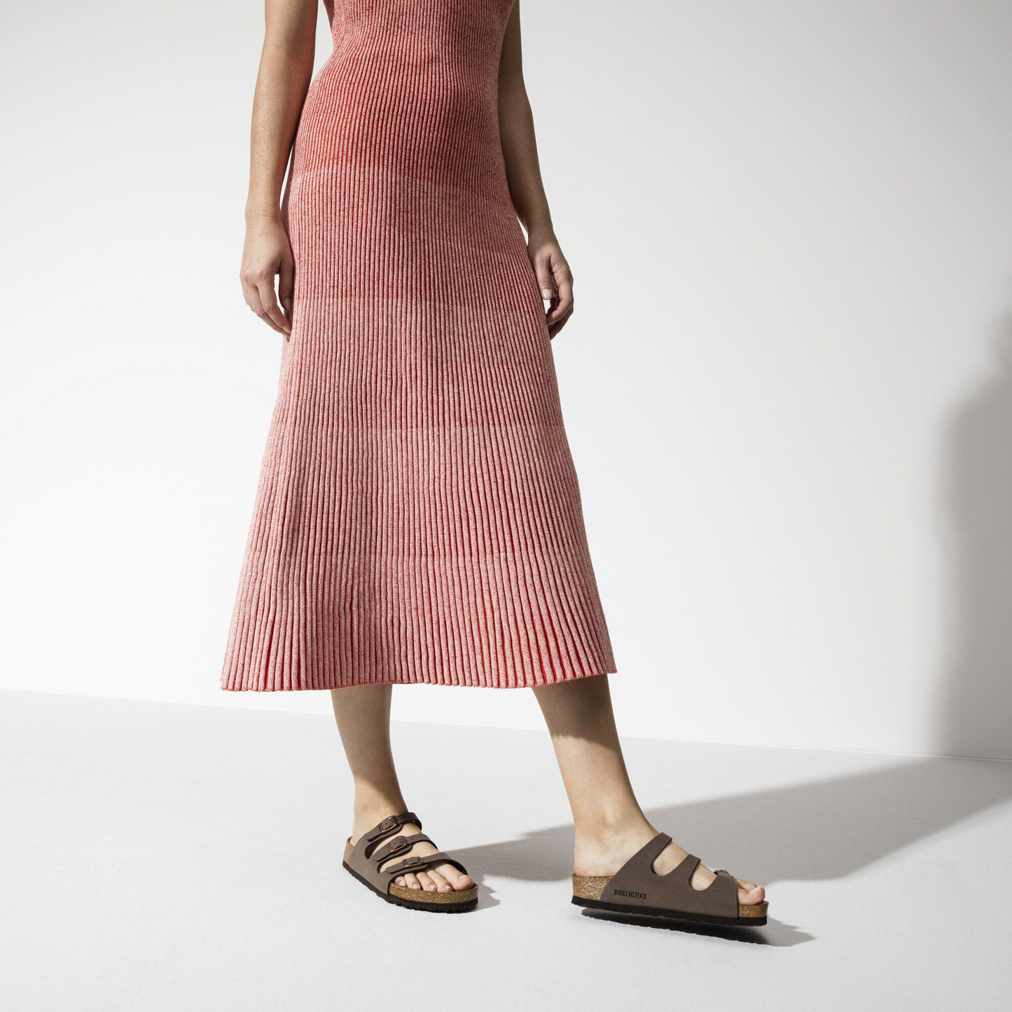 Three-Strap Comfort Footbed Slide Sandal - Florida