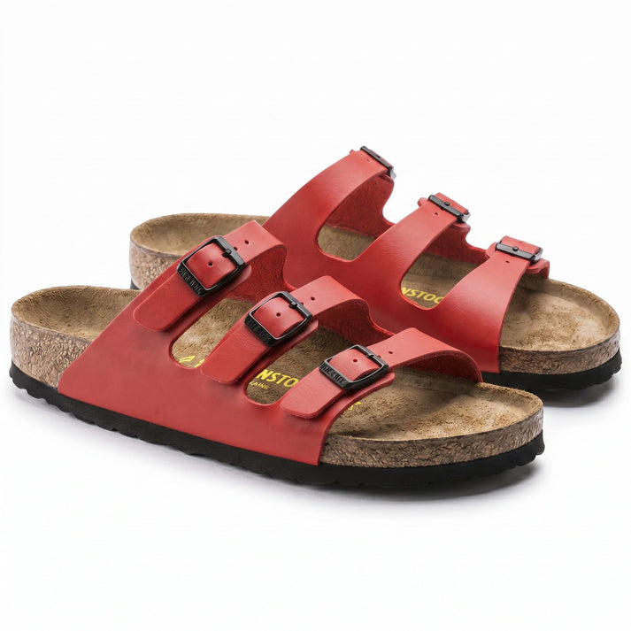 Three-Strap Comfort Footbed Slide Sandal - Florida